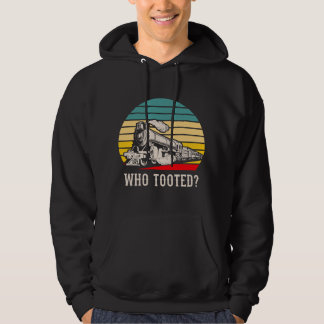 Who Tooted Funny Train Lovers Vintage パーカ