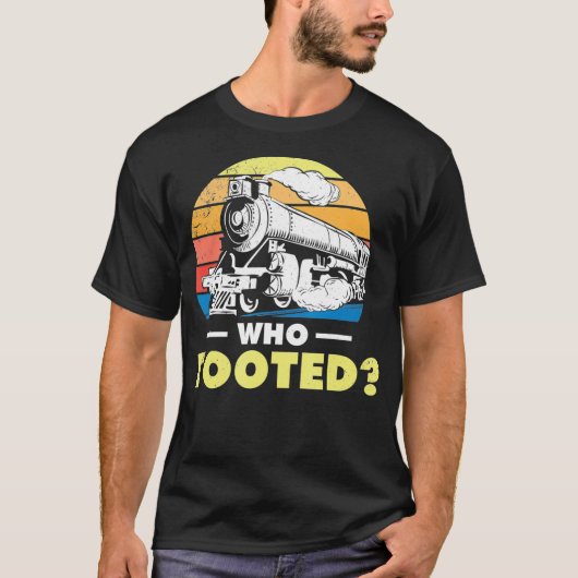 Who tooted Gifts for a RC Train Railroad Trains Tシャツ (正面)