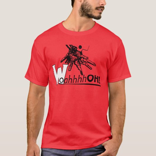 WhoahOH! 赤い! Tシャツ (正面)