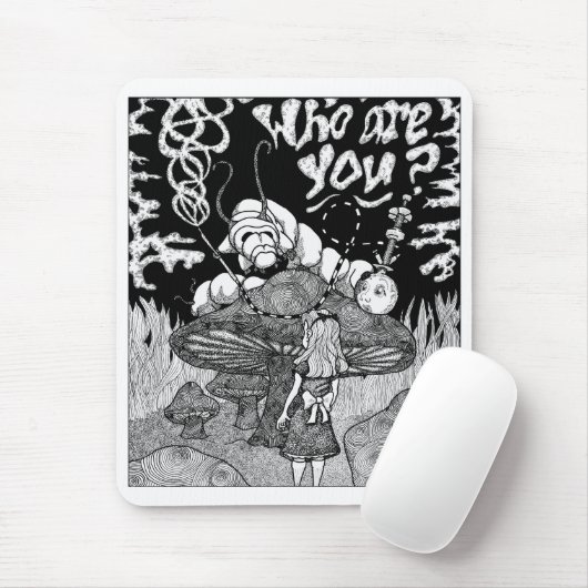 whoareyoubw マウスパッド (マウス)