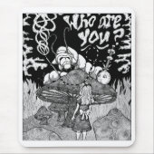 whoareyoubw マウスパッド (正面)