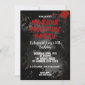 whodunit殺人謎血パーティー40th 50th 60 招待状 (正面)