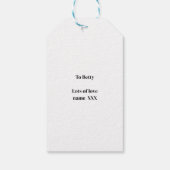 Whodunit Birthday Wine Label | Another Year to Die ギフトタグ (裏面)