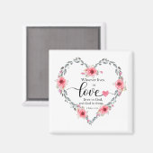 Whoever lives in love, 1 John 4 マグネット (正面/裏面)