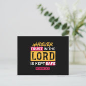 Whoever Trusts in the Lord Is Kept Safe Quote シーズンポストカード (スタンド正面)