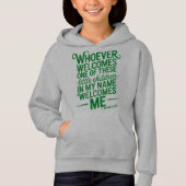 Whoever Welcomes Kids Hoodie (正面)