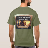 Whole Armor of God – ショートスリーブグリーンTシャツ Tシャツ (裏面)