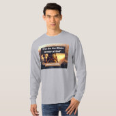 Whole Armor of God -長袖Lt Gray Tシャツ (正面フル)