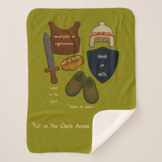 Whole Armor Sherpa Yarn Look Baby Blanket シェルパブランケット