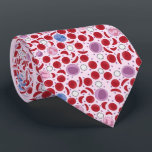 Whole Blood Cell Science Tie ネクタイ<br><div class="desc">This pattern features red blood cells, white blood cells, platelets, neutrophils, basophils, eosinophils, lymphocytes, and monocytes, giving you an equally adorable and scientifically accurate blood panel. This is perfect for a new biology graduate, medical student, phlebotomist, nurse, or physician of any specialty, and will brighten the day of all who...</div>