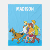 Whole Gang 18 Mystery Inc フリースブランケット (正面)