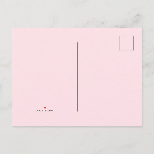 Whole Llamaおもしろいケーキ第3バースデーアクア インビテーションポストカード (裏面)