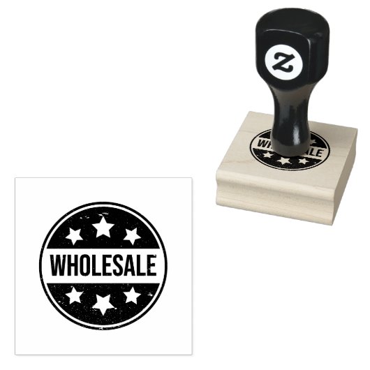 WHOLESALE Crafted Invoice Packaging Jet Black Ink  ラバースタンプ (押印)