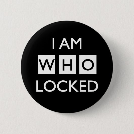 Wholocked 缶バッジ (正面)