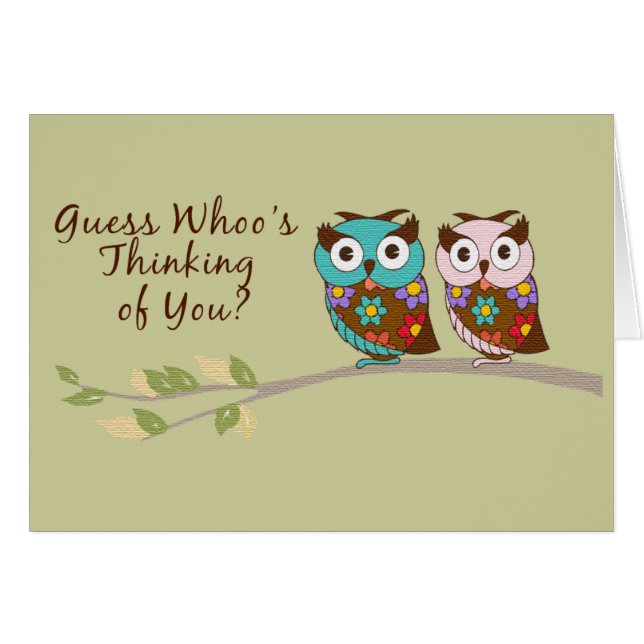 Whooフクロウカードの考えること (正面横)