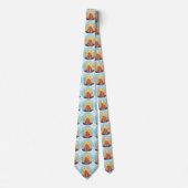 Whoo朝食がほしいと思いますか。 フクロウのタイ ネクタイ (正面)