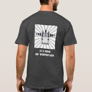 Whoopassの414 MPH - P-38稲妻 Tシャツ