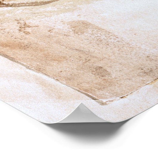 Whooper swan (cygnus cygnus) 1835, Lear, Edward ポスター (角)