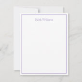  Whooping Crane with Pastel Anemones  ノートカード (裏面)