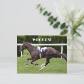 WHOOPSレースデイパーティの招待状 案内ポストカード (スタンド正面)