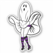 Whoopsie Ghostie Vinylシール シール (正面)