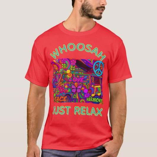 Whoosahリラックス Just  Tシャツ (正面)