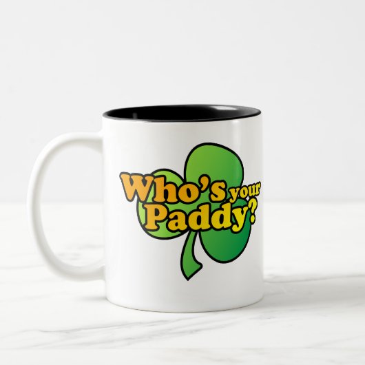 Whosあなたの水田のマグ$17.95 ツートーンマグカップ (左)