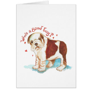Who's Good Boy Card