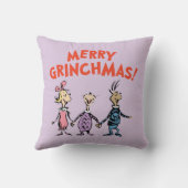 Whos Holding Hands Merry Grinchmas クッション (裏面)