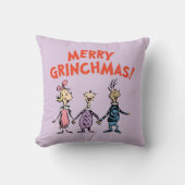 Whos Holding Hands Merry Grinchmas クッション (正面)