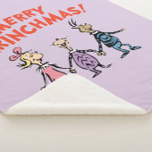 Whos Holding Hands Merry Grinchmas シェルパブランケット (3/4)