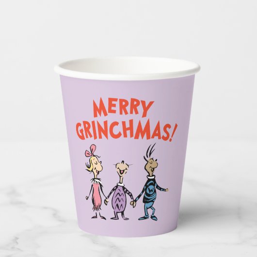 Whos Holding Hands Merry Grinchmas 紙コップ (正面)