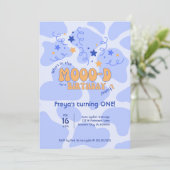 Who's in the MOOO-D Cow Print 1st Birthday 招待状 (スタンド正面)