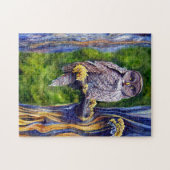 Whos Lookinのフクロウのパズル ジグソーパズル (横)