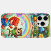 Who's magical adventure whimsical rainbow Case-Mate iPhoneケース (裏面 (横))