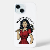 "Who's Next?" Killer Housewife iPhone 15 Case-Mate iPhoneケース (裏面)