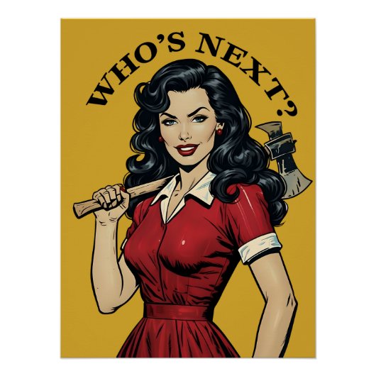 "Who's Next?' Killer Housewife Poster ポスター (正面)