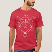 Whos On First Classic Baseball Abbott Funny Baseba Tシャツ (正面)