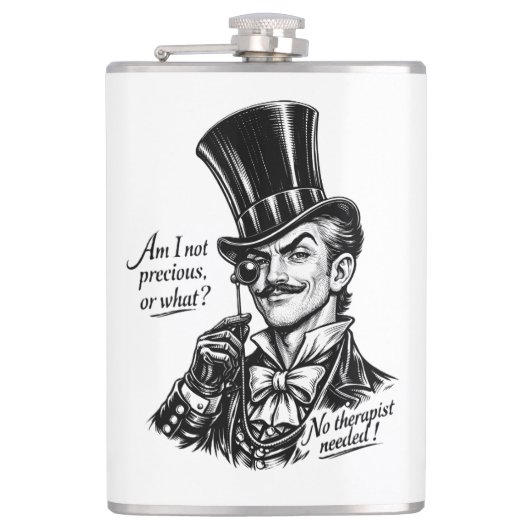 Who's precious?! Witty Lord caricature フラスク (正面)