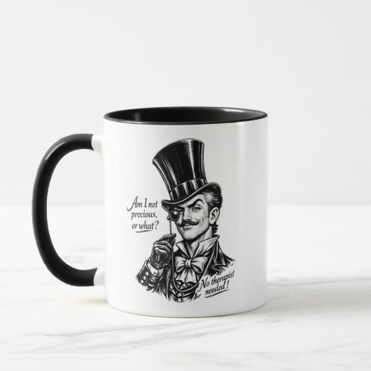 Who's precious?! Witty Lord caricature マグカップ (左)