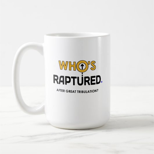 Who's Rapated Church Ministry Logo コーヒーマグカップ (左)