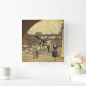 Who's that girl? スクエア壁時計 (ホーム)