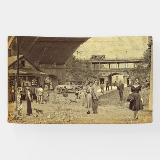 Who's that girl? 横断幕 (横)