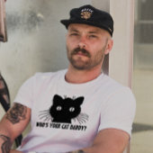 Who's your Cat Daddy Dad T-shirts, Funny Tシャツ