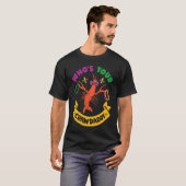 Who's Your Crawdaddy Crawfish Jester Beads  Mardi  Tシャツ (正面フル)