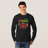 Whos Your Crawdaddy Crawfish Jester Mardi Gras Tシャツ (正面フル)