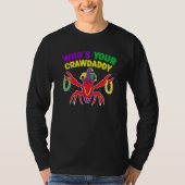 Whos Your Crawdaddy Crawfish Jester Mardi Gras Tシャツ (正面)