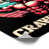 Whos Your Crawdaddy Crawfish Retro Crayfish Crawda ポスター (角)