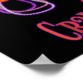 Whos Your Crawdaddy Mardi Gras Crawfishビーズマスク ポスター (角)