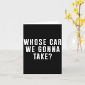 Whose Car We Gonna Take Out On The Town, Friend Ro カード (黄色い花)